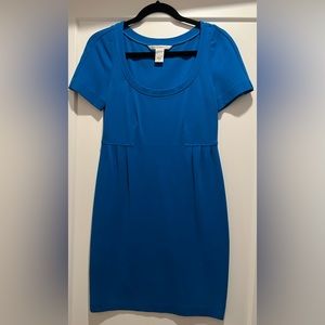 Diane Von Furstenberg blue mini dress!
